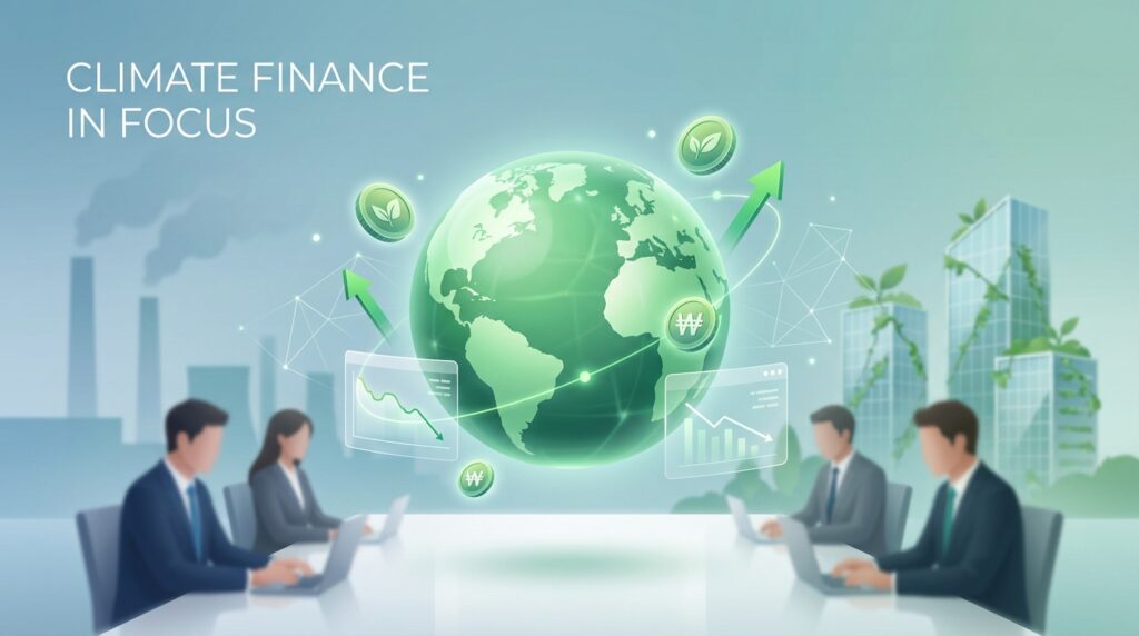 10년 동안 790조원 규모 기후금융 집행 · 탄소 제로 달성 목표로