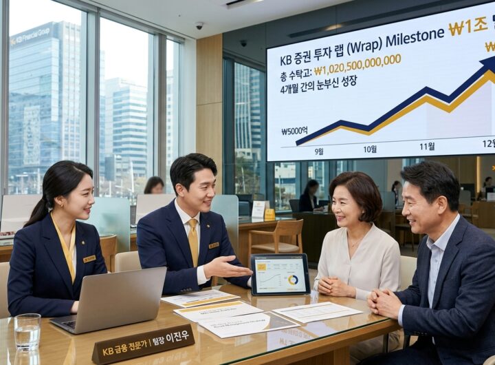 케이비증권 투자랩 계좌 1조원 돌파 달성, 수익률 최우선 운용 전략이 핵심