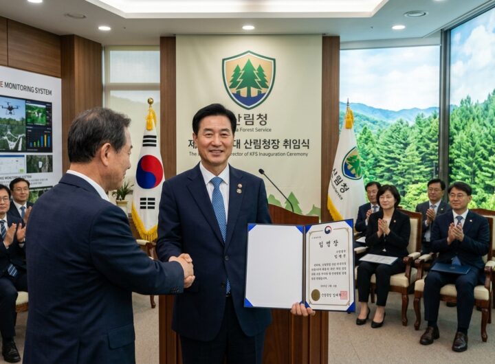 박은식 차장, 산림청장으로 승진 · 대통령 새 수장 지명 임명장 수여