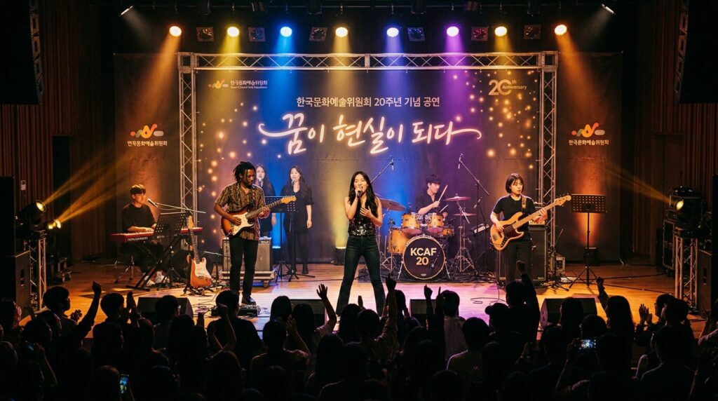 설립 20주년 기념 릴레이 음악회 예술인들의 성장을 응원한 20년의 여정