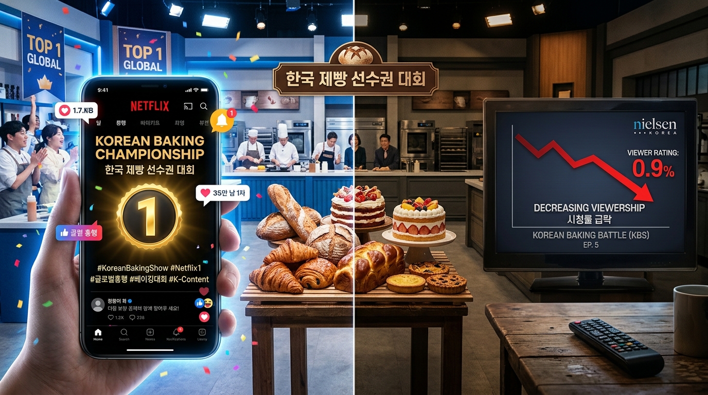 시청률 1%대 침체 천하제빵, 흑백요리사 후속 기대 무색… 원인 분석