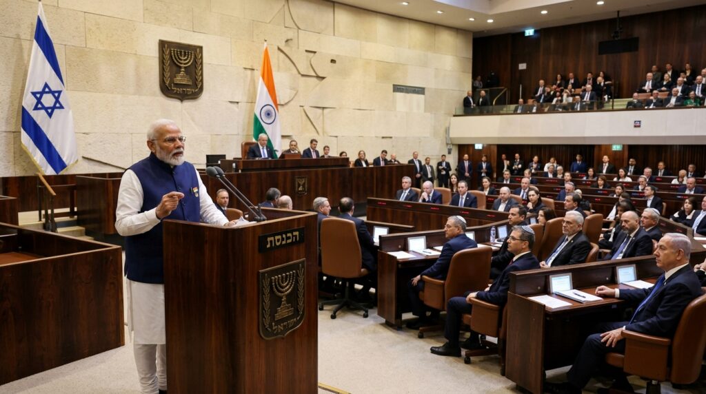 인도 수상 모디의 이스라엘 방문, 굳건한 동맹 관계 재확인