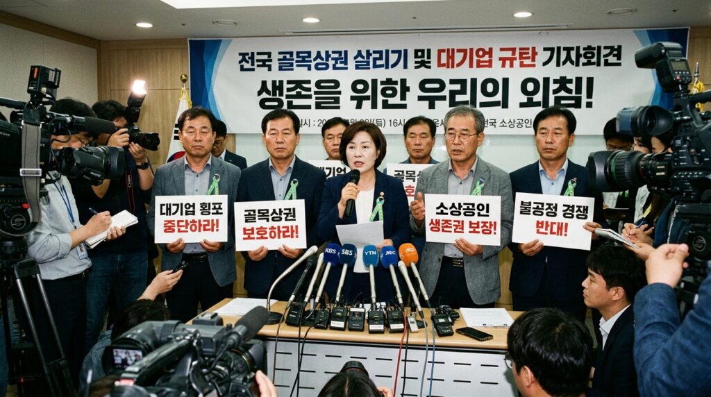 골목상권 위기 대형마트 새벽배송 서비스에 슈퍼마켓 업계 강력 반발