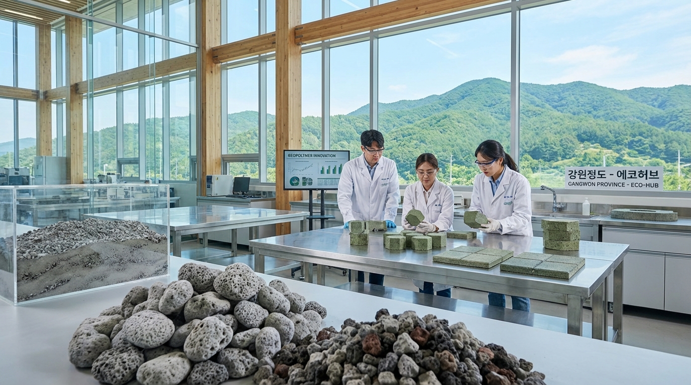친환경 경석 기술로 시멘트 없는 건설 시대 열며 탄소 제로 시장 주도권 확보