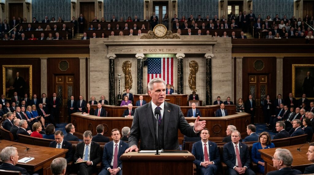 역사상 최대 길이 107분 동안 펼쳐진 자기 칭찬 연설… 트럼프가 밝힌 계획 "관세 정책으로 소득세 폐지 추진"