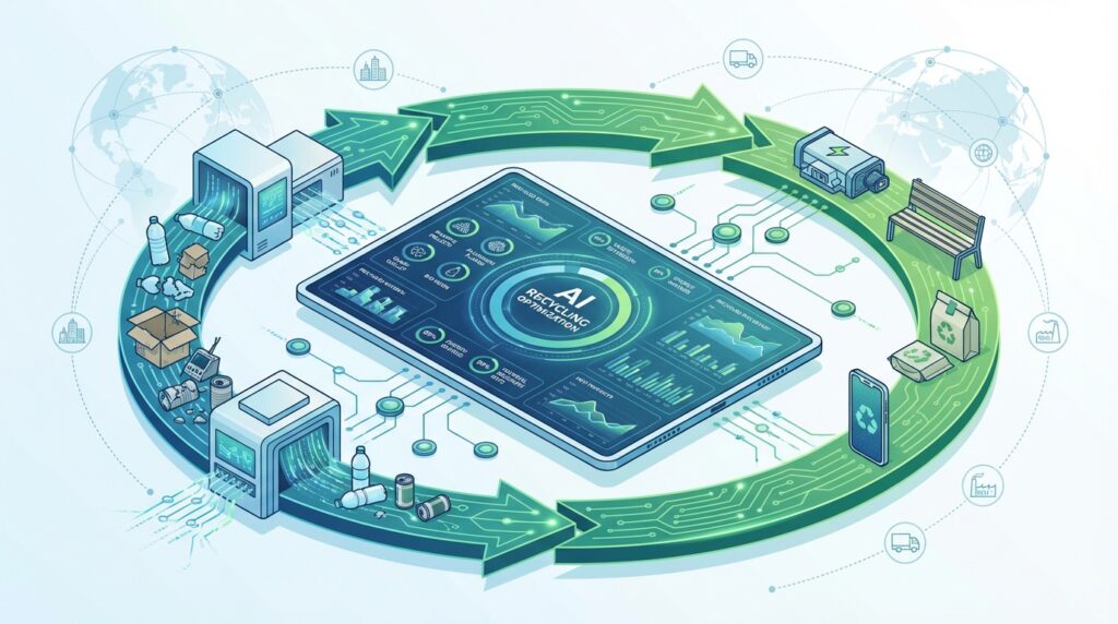 ?? 재활용 원료 제공 ← 쓰레기 정보 분석 기반