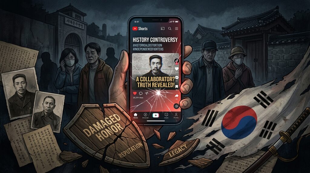 틱톡 영상 파문 백범 김구 선생 비하하고 이완용 미화 내용 확산 삼일절 시점에 논란 증폭