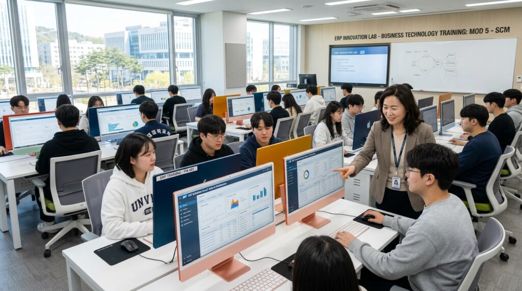 ERP 실무 교육 확대를 위한 인하공업전문대학 기업 연계 프로그램