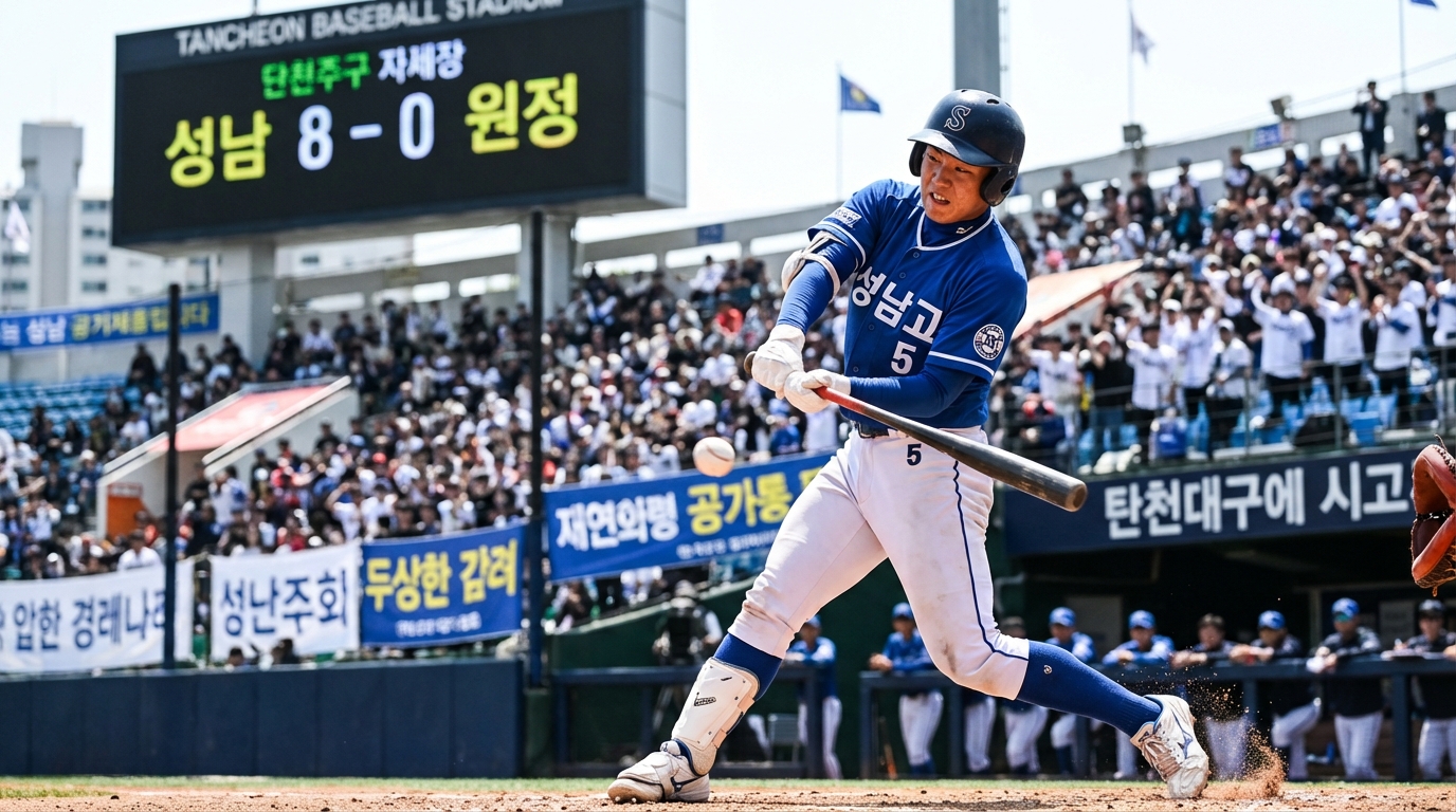 2026 성남시 고등학교 야구 최강전 덕수고·인천고 연파 준결승 진출 성공한 강호