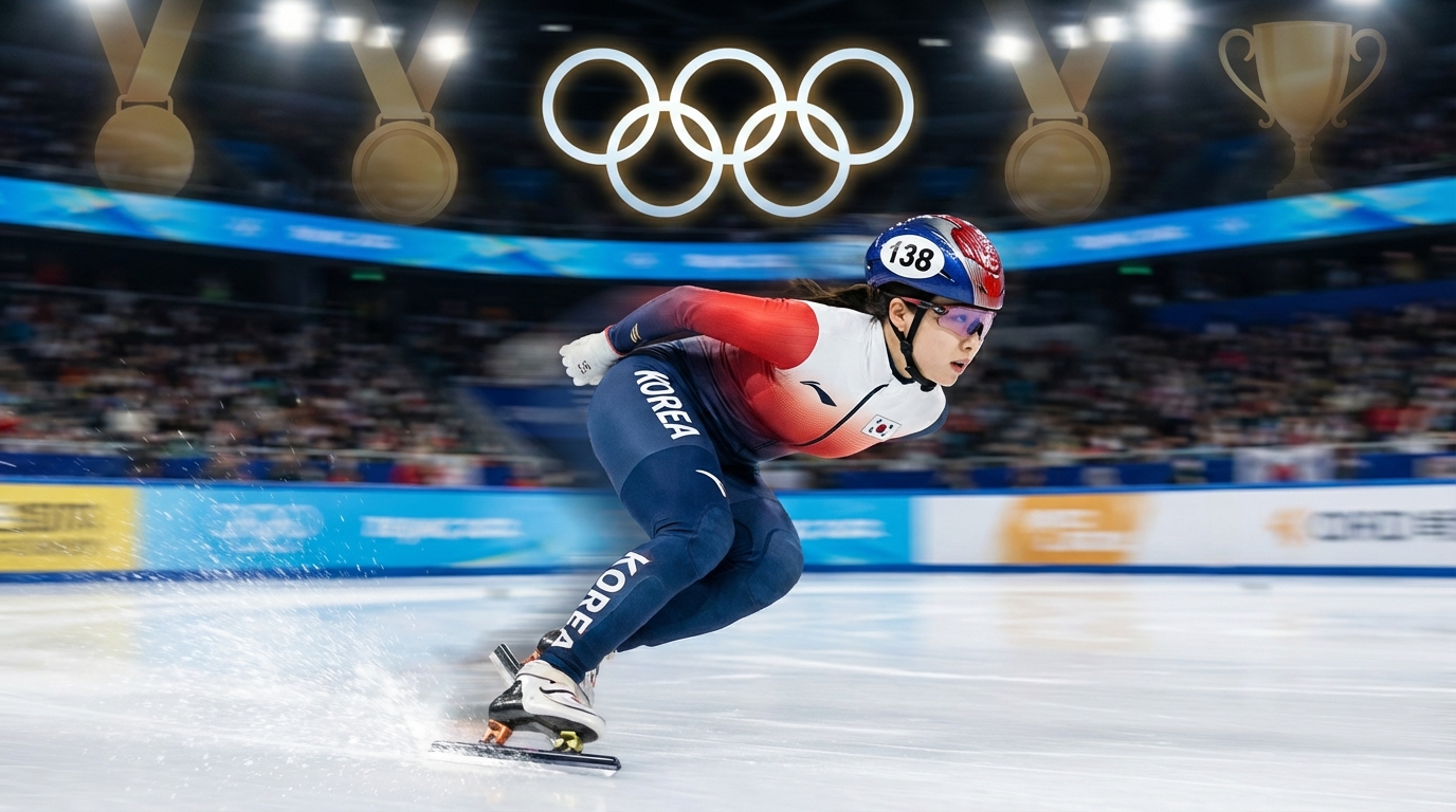 최민정, 대한민국 올림픽 역사상 최고 메달리스트 등극… 황금빛 전설의 대서사시 완성