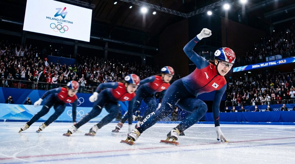 긴급 소식 여자 쇼트트랙 3000m 릴레이 우승 8년의 기다림 끝에 다시 금빛 왕좌에