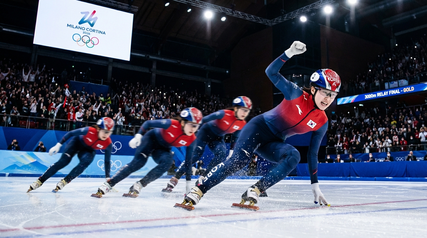 긴급 소식 여자 쇼트트랙 3000m 릴레이 우승 8년의 기다림 끝에 다시 금빛 왕좌에