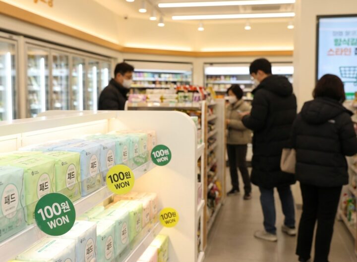 대통령 이씨, 깨끗한나라 향해 고마움 전해 100원대 생리용품 판매 시작 소식 접하고