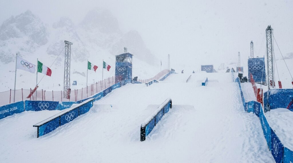 폭설로 인한 경기 일정 변경 스노보드 슬로프스타일 결승전 유승은 선수의 추가 메달 획득 여정 잠시 멈춤