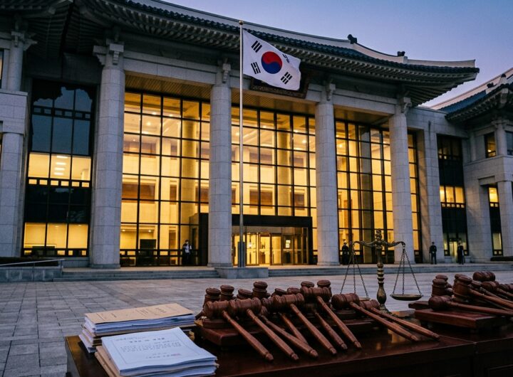 법관 수 확대법 가결에 ··· 한 대표 "이 대표는 법치 질서 무너뜨리는 중"