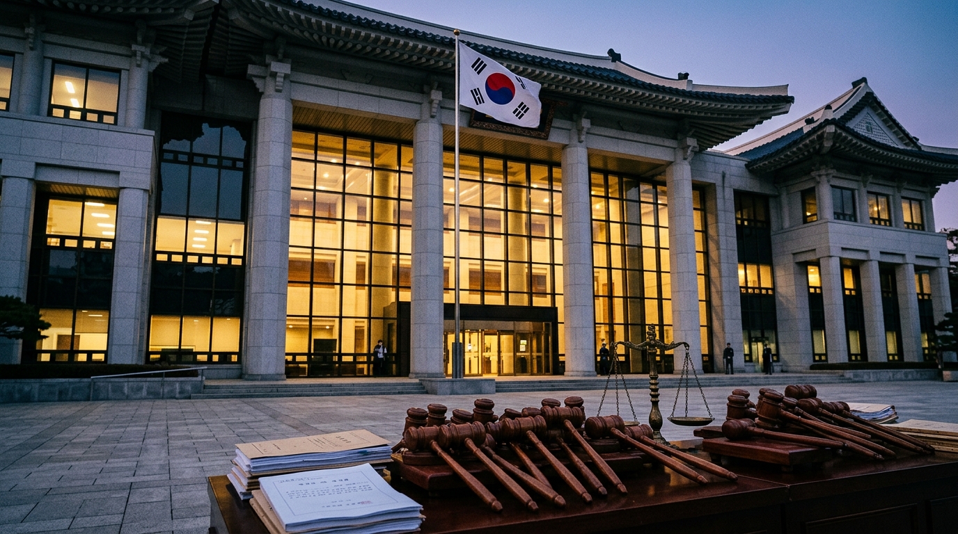 법관 수 확대법 가결에 ··· 한 대표 “이 대표는 법치 질서 무너뜨리는 중”
