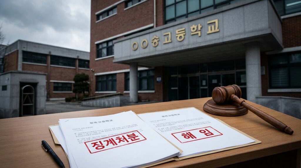 울산 사립 고등학교 교원 정규직 약속으로 성추행 → 해임 처분