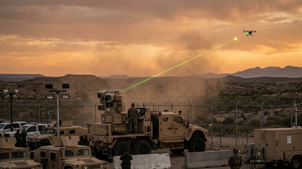 레이저 무기체계 오작동으로 자국 무인기 격추 미군 실수 사건