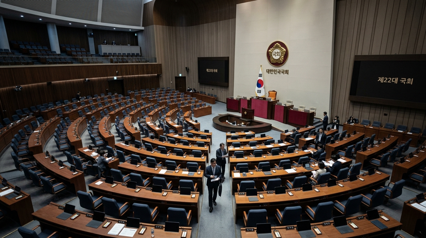 야당 무제한 토론 닷새 만에 막 내려… 송언석 원내대표 “대구·경북 통합 특별법 심사 위해 법제사법위원회 즉시 소집 촉구”