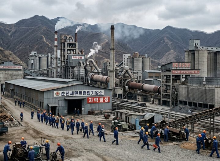 김정은, 최고지도자 사망 이후 시멘트 제조시설 방문 ··· 대통령 삼일절 연설에는 반응 없어