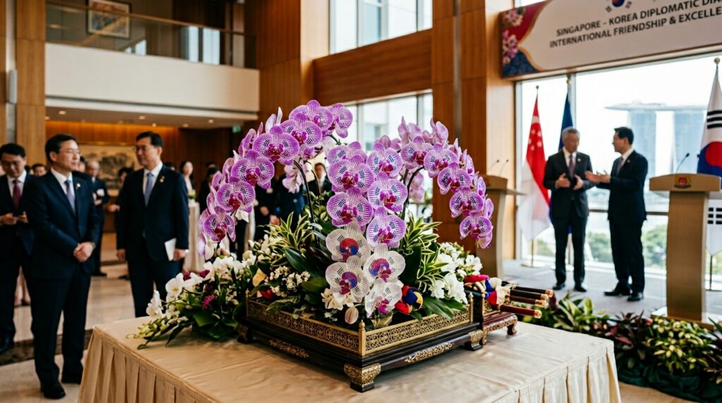 싱가포르 난초 명명 김혜경·이재명 이름 붙은 꽃 탄생 본인 "큰 영예"라고 소감 밝혀
