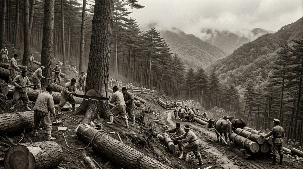 일제강점기 원시림 약탈로 매년 10만 그루씩 사라진 왕실의 금강소나무