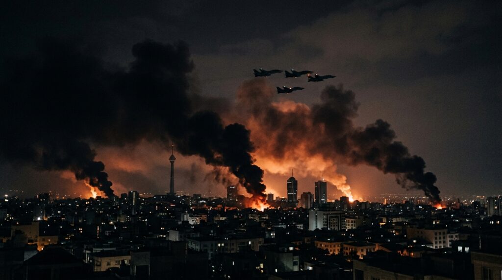 트럼프 "급박한 위험 차단" 발표 이란 향한 전격 타격 미·이스라엘 연합작전 감행