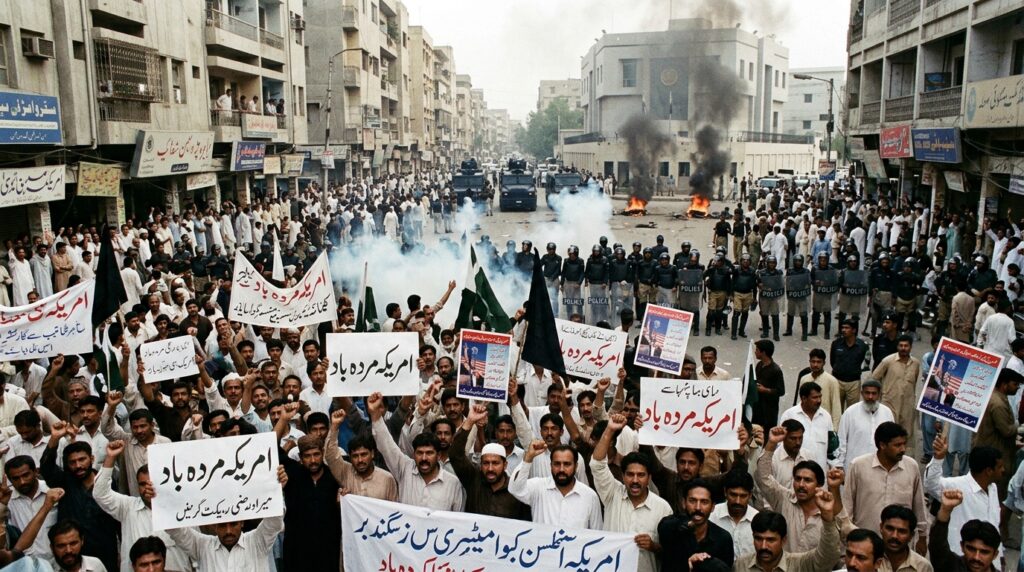 파키스탄 주재 미 영사관 화재 참사 최소 22명 숨져 하메네이 사후 방화 의혹