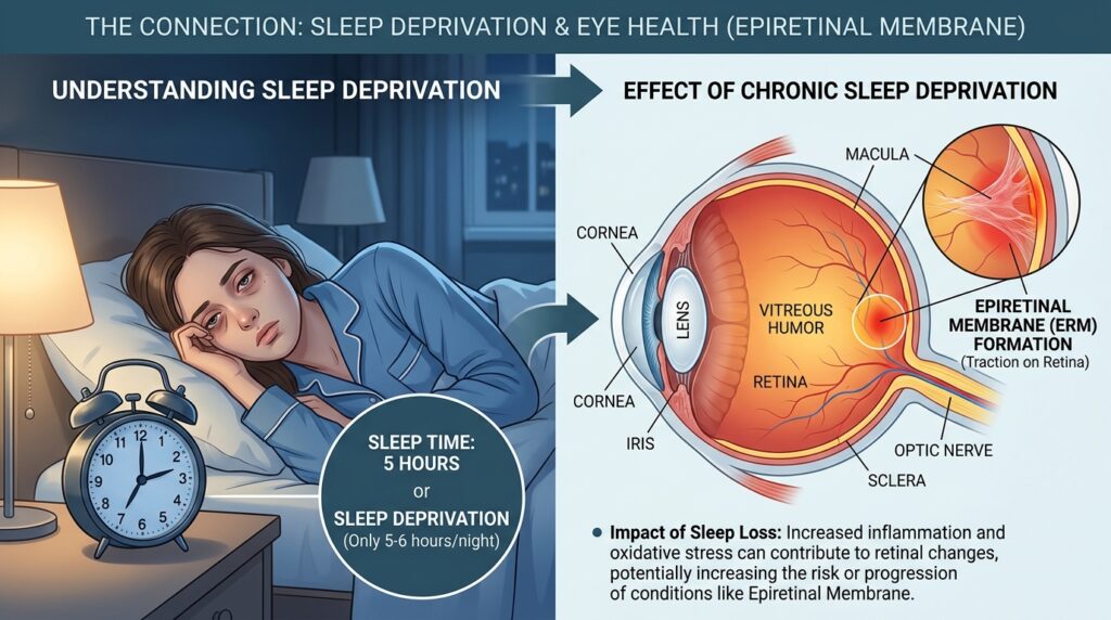 수면 시간이 줄어들면 시력 건강에도 악영향 해당 증상 발생 확률 25% 상승