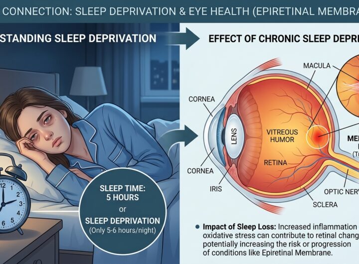 수면 시간이 줄어들면 시력 건강에도 악영향 해당 증상 발생 확률 25% 상승