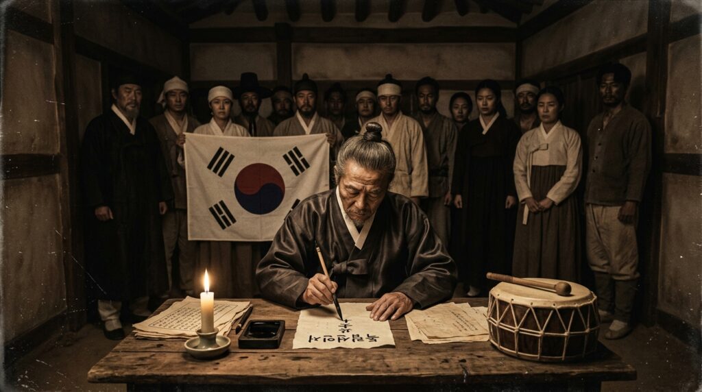 백년 전 독립투사들의 결의 도쿄만에서 말에게 물 먹이겠다는 비밀조직의 다짐