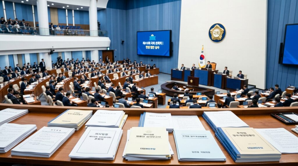 오늘 처리 예정 4개 법안 국민투표법·광주전남 통합법 포함 - 민주당 발표