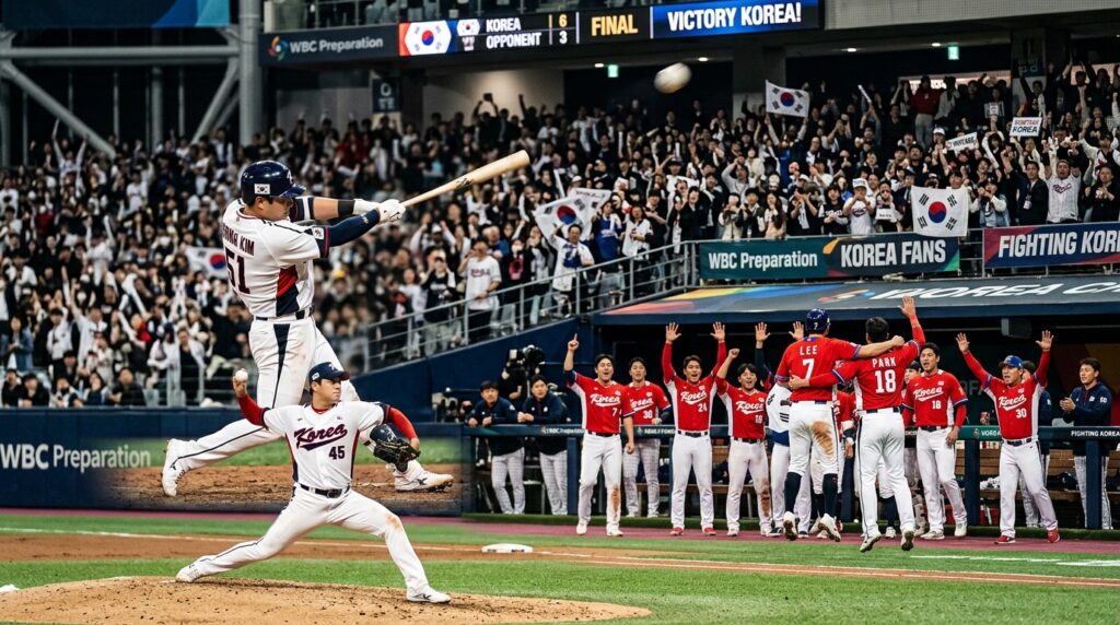 류지현 감독 팀, 더닝과 위트컴 통과 ··· 마지막 점검 마치고 도쿄 결전 출발