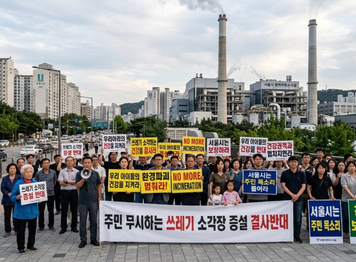 서울시 마포 쓰레기 처리시설 법적 대응 중단 결정 무리한 추진 논란