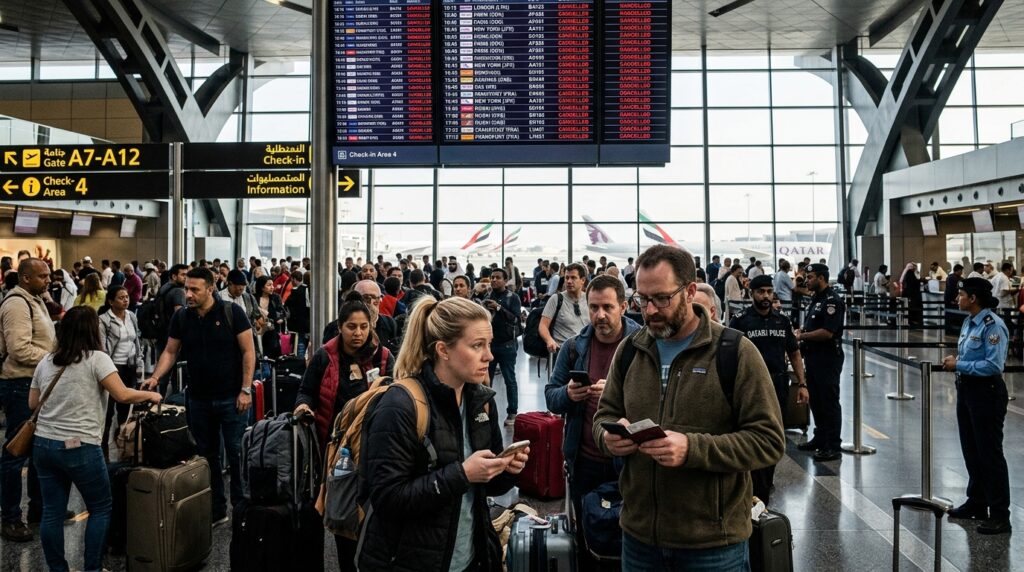미국 국무부, 중동 14개 국가 내 미국인에게 긴급 출국 촉구... 항공 운항 중단으로 탈출 난항 예상