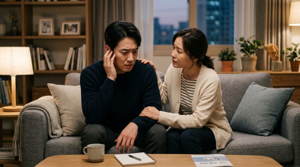 준비에 건강 문제로 어려움 겪는 배기성 갑작스러운 청각 장애와 심리적 압박 호소