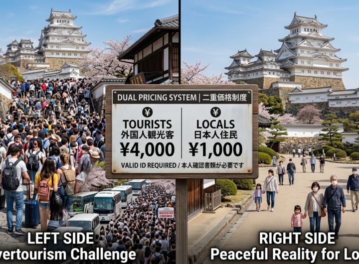 일본 관광지 외국인 요금 인상 벗꽃 시즌 여행 이중 가격제 확산 추세