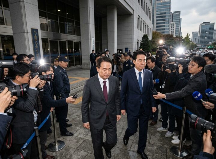 긴급 공직 후보 추천 관련 금품 수령 혐의 강선우 씨 구속 여부 심사 법원 출석 "충실하게 해명하겠다"