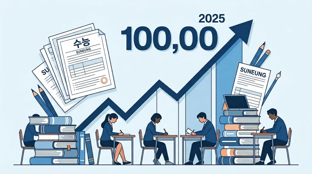 2025년 재수험생 10만명 돌파 예상...그 배경은?
