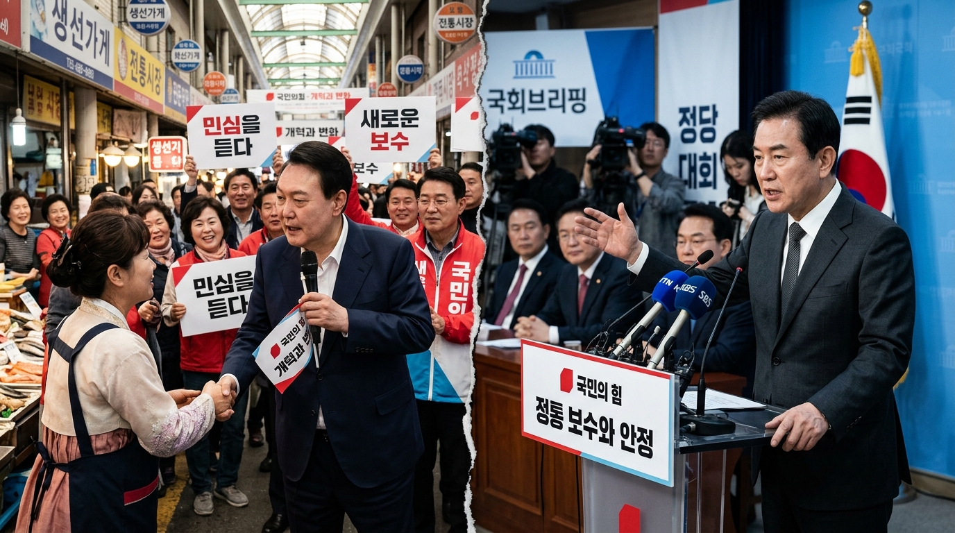 이준석 “장동혁, 조직의 암” 발언 한동훈 “윤석열과의 결별” 선언 국민의힘 내부 갈등 심화