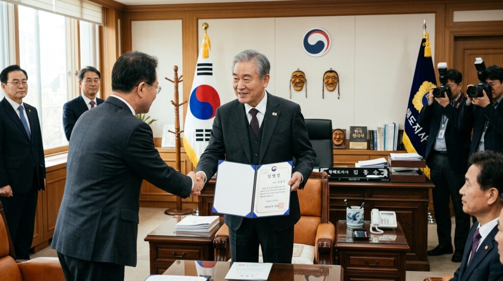 명계남 씨, 황해도지사 차관급 임명 - 전 대통령 지지 인물