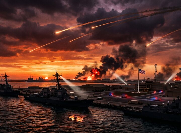 미군 기지 공격 아랍에미리트와 카타르 상공에서 폭발음 감지 바레인 주둔 미 해군기지 미사일 피격 사건