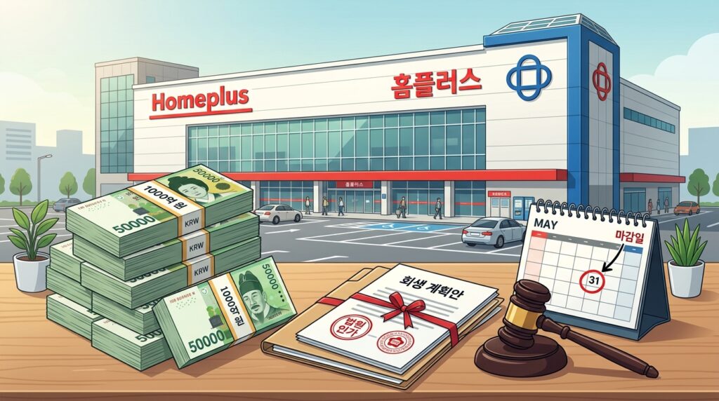 홈플러스 구조조정 기한 5월로 늘어나... 엠비케이 천억 원 긴급 지원 결정