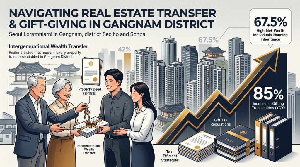 작년 대비 85% 폭등한 지난달 강남 3개구역 증여 건수... 세금부담과 규제 심화가 주요 원인
