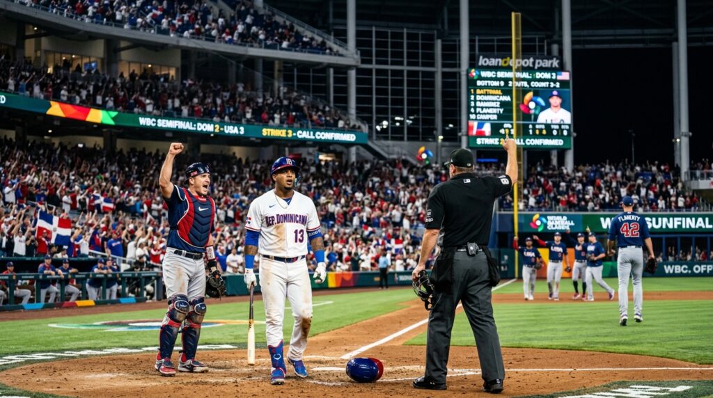 미국 야구팀, 판정 시비 속에서도 월드베이스볼클래식 3연속 파이널 무대 등극... "저게 스트라이크?" 논란 일파만파