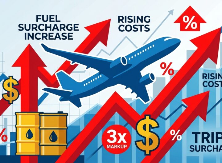 4월 유류할증료 3배 급등 왕복 항공료 40만원 추가 부담 장거리 노선 중심