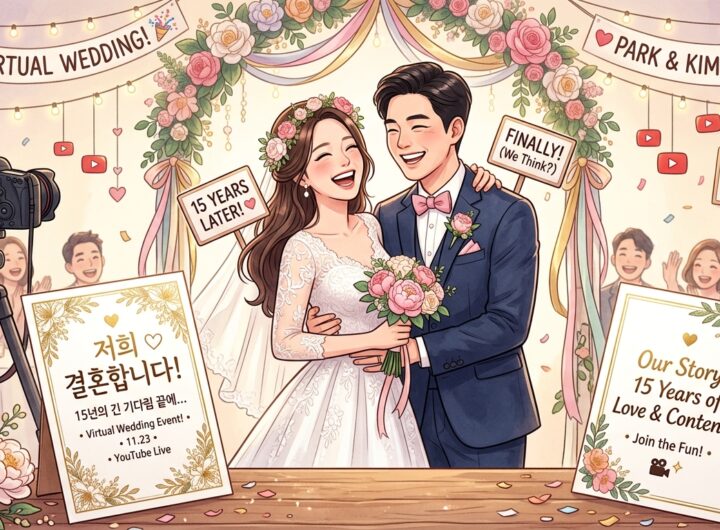 엄지윤♥김원훈 4월 1일 백년가약 15년 사랑 결실 청첩장 최초 공개