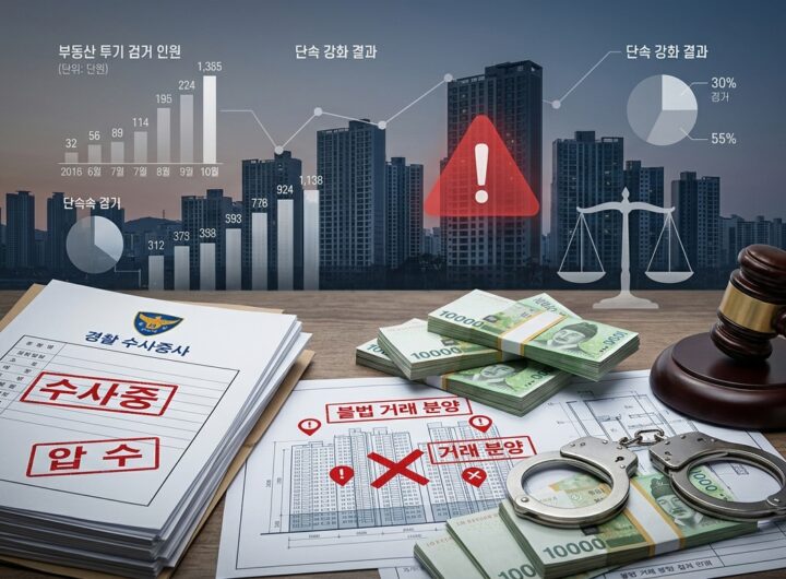의심스러운 19억원 최고가 신고, '매물가격 부풀리기' 수법으로 드러나… 부동산 불법행위자 1493명 적발