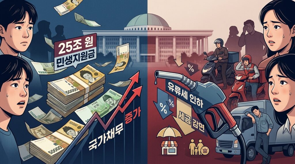 야당 측, 25조 규모 전시 추가예산에 대해 "선거 겨냥 현금살포" "위급상황마다 재정투입하나" 비판