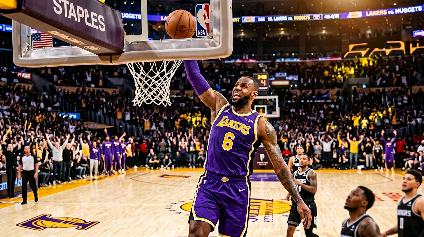 NBA 역사상 최다 경기 출전 1,612경기 새로운 기록을 세운 르브론 제임스의 전설